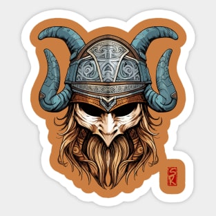 Viking helmet Sticker